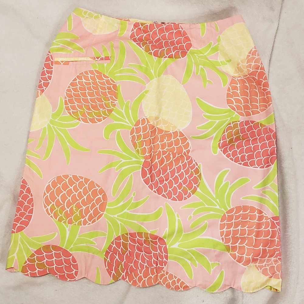 Lily Pulitzer pineapple skirt